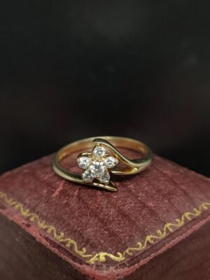 0.30 ct Lab Grown Diamond Cluster Ring