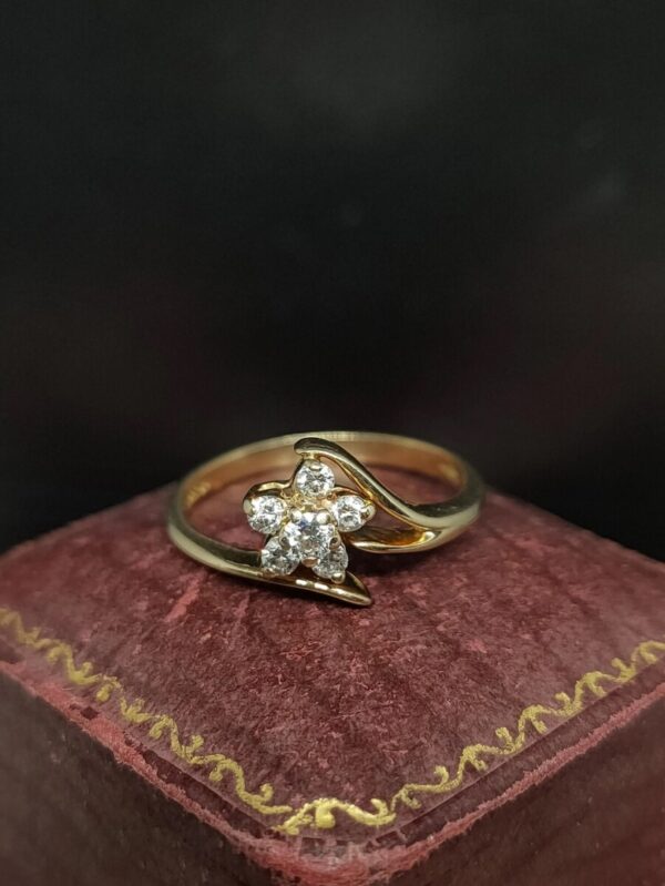 0.30 ct Lab Grown Diamond Cluster Ring