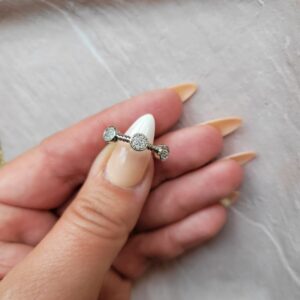 0.25 ct Lab Grown Diamond Cluster Ring - Image 2
