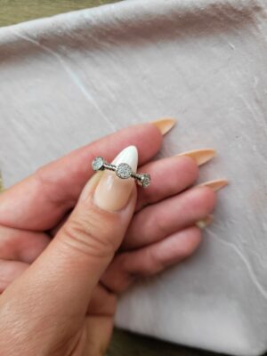 0.25 ct Lab Grown Diamond Cluster Ring - Image 2