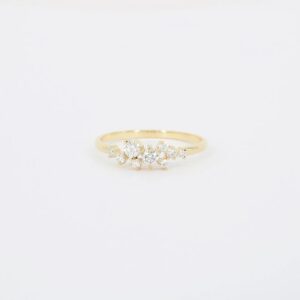 0.25 ct Lab Grown Diamond Cluster Ring - Image 6