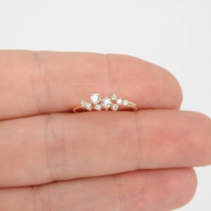 0.25 ct Lab Grown Diamond Cluster Ring