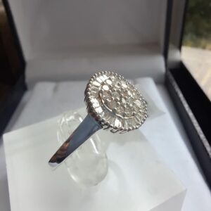 0.80 ct Lab Grown Diamond Cluster Ring - Image 2