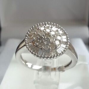 0.50 ct Lab Grown Diamond Cluster Ring