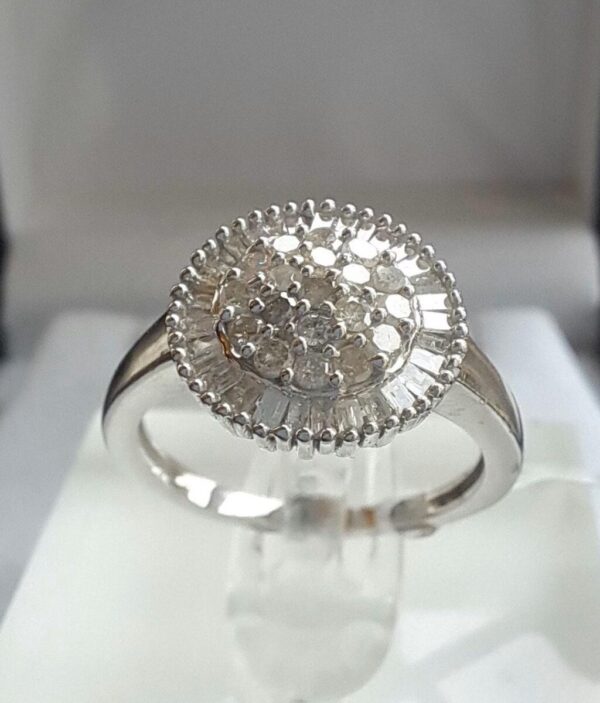 0.50 ct Lab Grown Diamond Cluster Ring