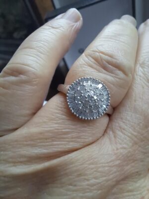 0.50 ct Lab Grown Diamond Cluster Ring - Image 4