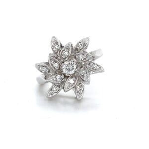 0.40 ct Lab Grown Diamond Cluster Ring