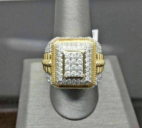 3 ct Lab Grown Diamond Men's Ring
