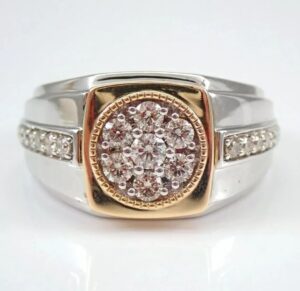 2 ct Lab Grown Diamond Men's Ring