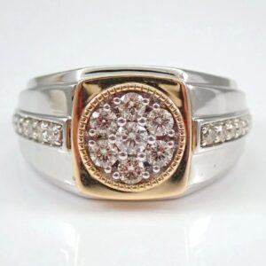 2 ct Lab Grown Diamond Men's Ring