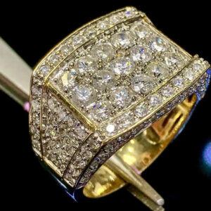 3 ct Lab Grown Diamond Men's Ring