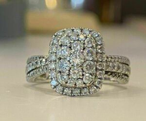 2 ct Lab Grown Diamond Cluster Ring