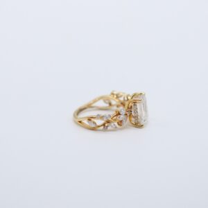 3 ct Lab Grown Accented With Solitaire Diamond Ring - Image 13