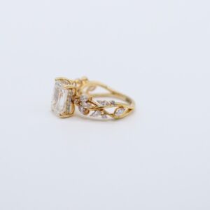 3 ct Lab Grown Accented With Solitaire Diamond Ring - Image 7