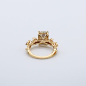 3 ct Lab Grown Accented With Solitaire Diamond Ring - Image 14