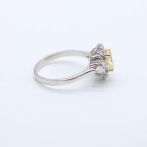 2.14 ct Lab Grown Accented With Solitaire Diamond Ring - Image 8