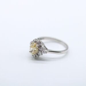 2.14 ct Lab Grown Accented With Solitaire Diamond Ring - Image 11