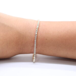 7.50 ct Lab Grown Diamond Tennis Bracelet - Image 3
