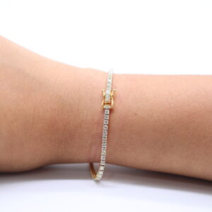7.50 ct Lab Grown Diamond Tennis Bracelet - Image 4