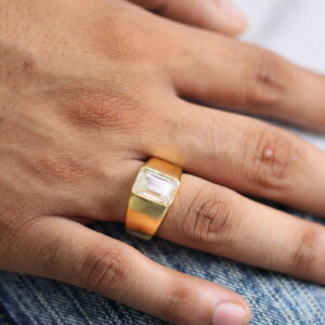 2 ct Lab Grown Solitaire Men's Diamond Ring - Image 4