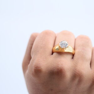 2.50 ct Lab Grown Solitaire Men's Diamond Ring - Image 10