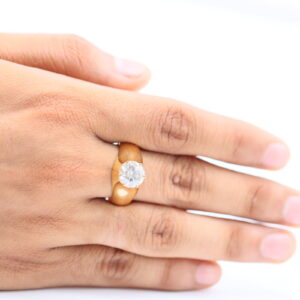 2.50 ct Lab Grown Solitaire Men's Diamond Ring - Image 9