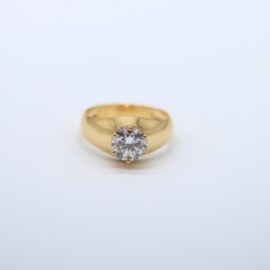 2.50 ct Lab Grown Solitaire Men's Diamond Ring - Image 2