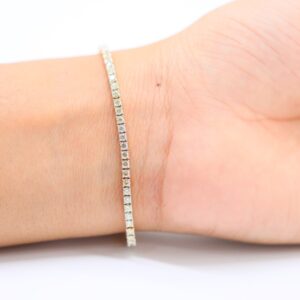 4 ct Lab Grown Diamond Tennis Bracelet