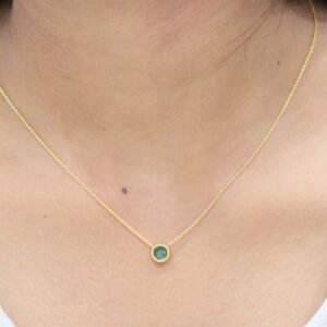 1.5 ct Pear Cut Lab Grown Diamond Solitaire Pendant with Chain