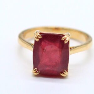 5.21 ct Lab Grown Solitaire Gemstone Diamond Ring