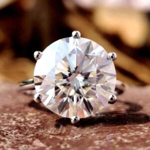 3.50 ct Round Lab Grown Diamond Solitaire Ring