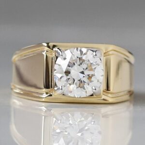 2 ct Round Cut Lab Grown Solitaire Diamond Ring
