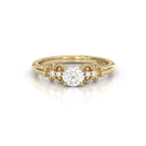 1.70 ct Lab Grown Diamond Accented Solitaire Ring